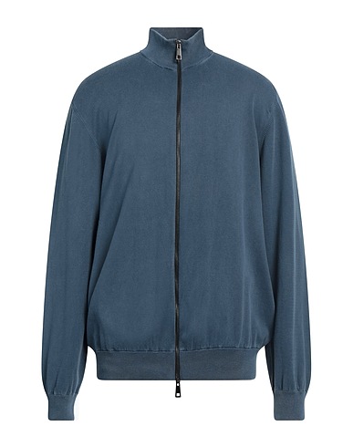 ALPHA STUDIO Cardigan Slate blue 100% Cotton