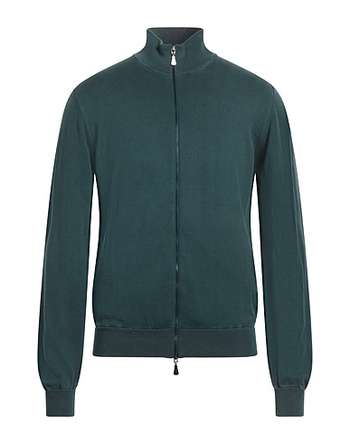 ALPHA STUDIO Cardigan Deep teal 100% Cotton