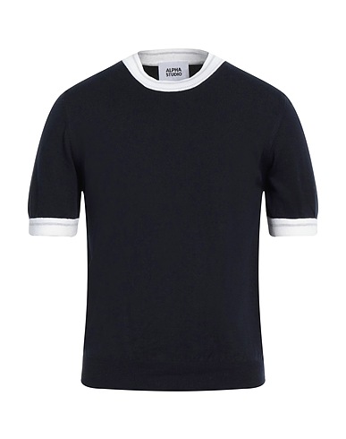 ALPHA STUDIO Pullover Blu notte 100% Cotone
