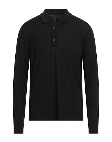 DUNHILL Sweater Black 70% Merino Wool, 30% Mulberry silk