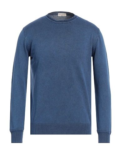 CASHMERE COMPANY Sweater Slate blue 80% Cotton, 20% Linen