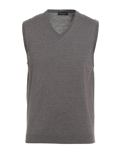 ROBERTO COLLINA Pullover Grau 100% Merinowolle