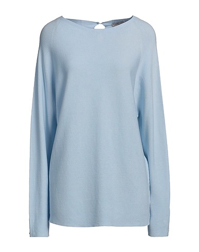 LA FILERIA Jumper Sky blue 100% Cotton