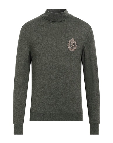 BILLIONAIRE Turtleneck Military green 40% Wool, 40% Viscose, 20% Cashmere