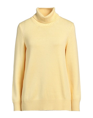 LA FILERIA Polo neck Yellow 100% Virgin Wool