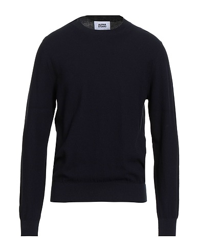 ALPHA STUDIO Jumper Midnight blue 100% Cotton