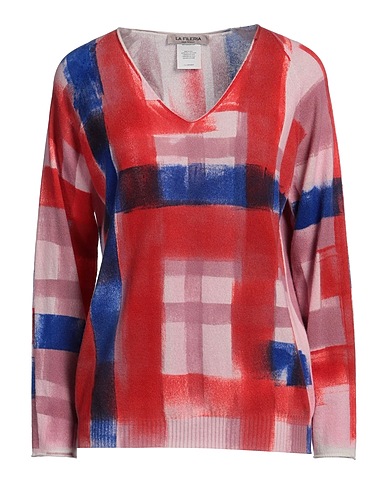 LA FILERIA Cashmere jumper Brick red 100% Cashmere