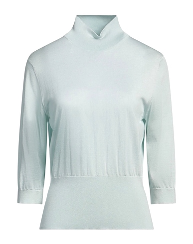 DOLCE&GABBANA Rollkragenpullover Himmelblau 100% Seide