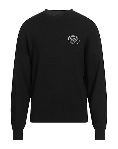 EMPORIO ARMANI Jumper Black 78% Viscose, 22% Polyamide
