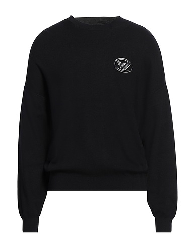 EMPORIO ARMANI プルオーバー ミッドナイトブルー レーヨン 78% / ナイロン 22%
