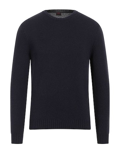 MP MASSIMO PIOMBO Pullover Blu notte 100% Lana Merino