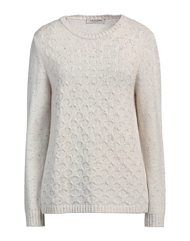 LA FILERIA Maglia in Cachemire Grigio chiaro 75% Cachemire, 25% Lana Vergine