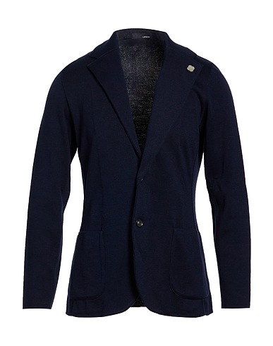 LARDINI Blazer BLU NOTTE 100% Cotton