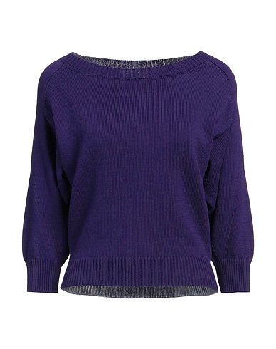 ALPHA STUDIO Jumper Plum 100% Cotton