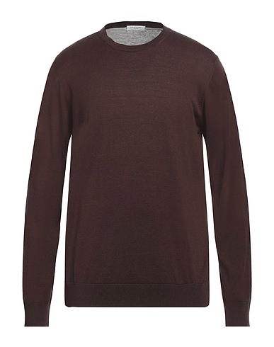 PAOLO PECORA Pullover Testa di moro 70% Seta, 30% Cotone
