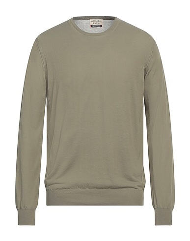 HERITAGE Pullover Verde militare 100% Cotone