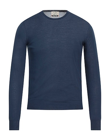 HERITAGE Jumper Navy blue 100% Cotton