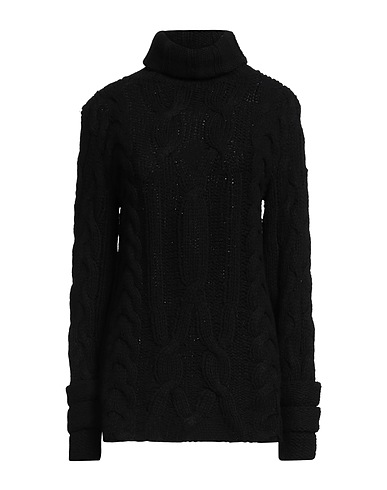 MICHEL KLEIN Cashmere blend Black 100% Cashmere