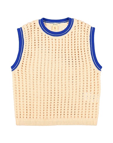 BELLEROSE Sleeveless sweater Beige 52% Cotton, 33% Acrylic, 15% Polyester