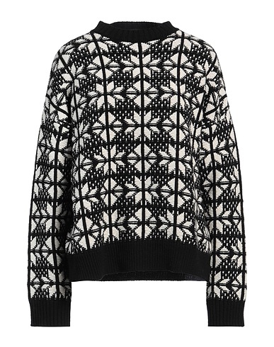 WEEKEND MAX MARA Pullover Nero 100% Lana Vergine