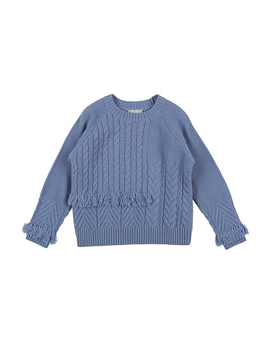 IL GUFO Sweater Slate blue 100% Virgin Wool