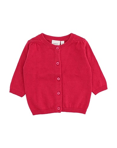 NAME IT® Cardigan Rosso 100% Cotone organico