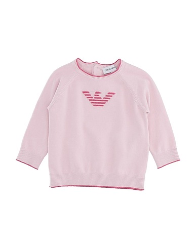 EMPORIO ARMANI Pullover Rosa chiaro 91% Viscosa, 7% Poliammide, 2% Elastan