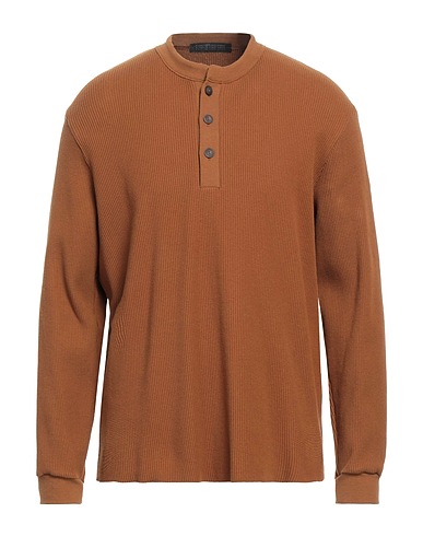 HARRIS WHARF LONDON Pullover Cammello 96% Cotone, 4% Elastan