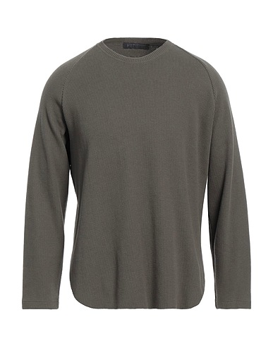 HARRIS WHARF LONDON Pullover Verde militare 96% Cotone, 4% Elastan
