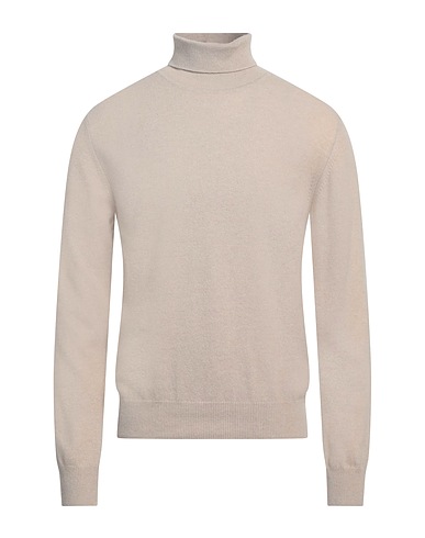 HACKETT Polo neck Beige 40% Wool, 30% Viscose, 20% Polyamide, 10% Cashmere