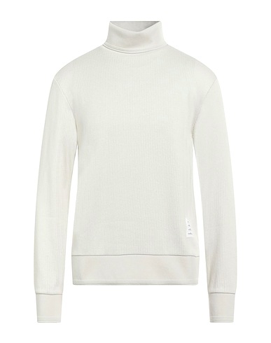 THOM BROWNE Turtleneck Light grey 100% Cotton