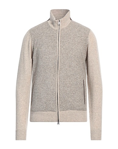 HACKETT Cardigan Sand 100% Merino Wool