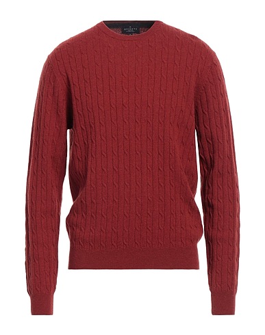 HACKETT Jumper Rust 100% Lambswool