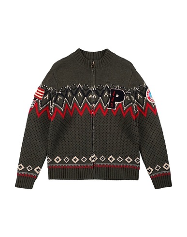 U.S.POLO ASSN. Cardigan Military green 70% Acrylic, 30% Wool