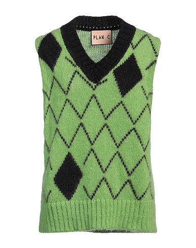 PLAN C Sleeveless jumper 67% Mohair wool, 28% Polyamide, 5% Wool