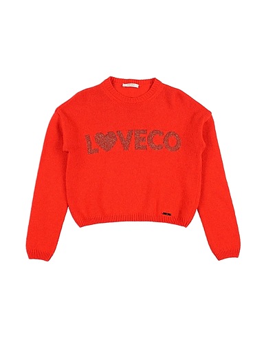 LIU •JO Jumper Orange 32% Recycled polyamide, 28% Wool, 27% Lyocell, 9% Synthetic fibers, 4% Cashmere