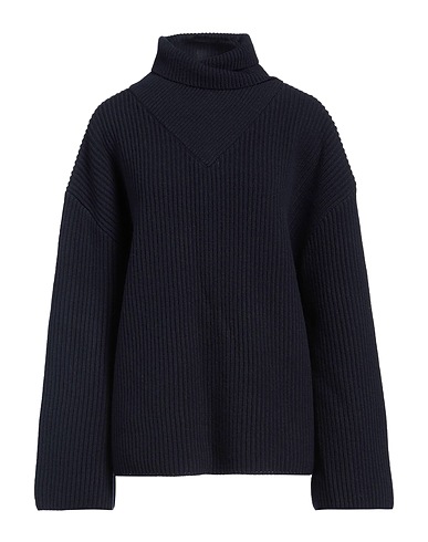 TOTEME Polo neck Midnight blue 100% Wool