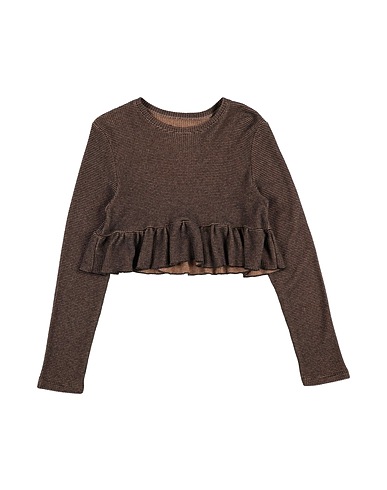 @MADILLY Jumper Dark brown 50% Cotton, 50% Acrylic