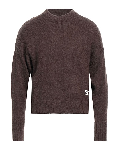 OUEST Paris Jumper Dark brown 38% Nylon, 29% Mohair wool, 29% Wool, 4% Elastane