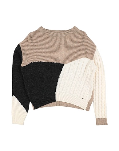 PINKO UP Jumper Beige 37% Viscose, 34% Polyamide, 23% Wool, 5% Cashmere, 1% Elastane