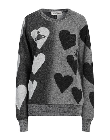 VIVIENNE WESTWOOD Jumper Black 43% Synthetic fibers, 39% Wool, 7% Metallic fiber, 6% Cashmere, 5% Mohair wool