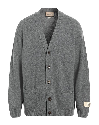 GUCCI Cardigan Grey 100% Cashmere
