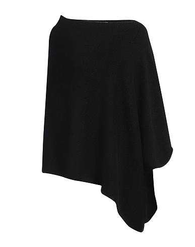 IESSE Cloak Black 35% Polyamide, 30% Wool, 30% Viscose, 5% Cashmere