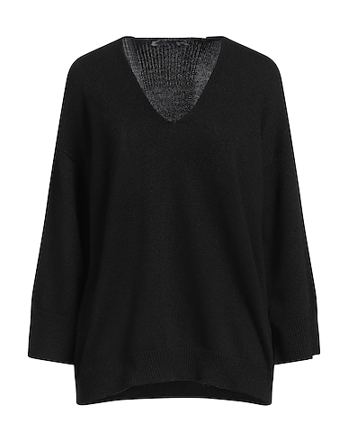 IESSE Sweater Black 35% Polyamide, 30% Wool, 30% Viscose, 5% Cashmere
