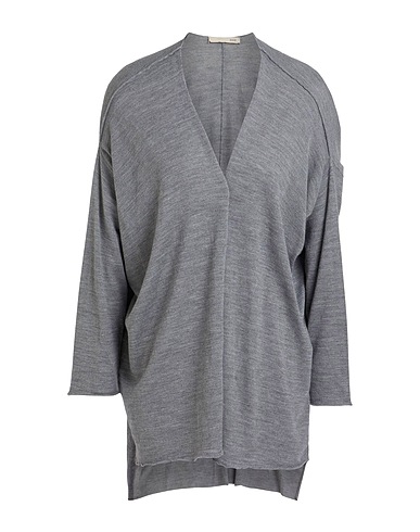 IESSE Cardigan Grigio 50% Lana Vergine, 50% Acrilico