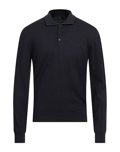 LIU •JO MAN Jumper Midnight blue 90% Cotton, 10% Cashmere