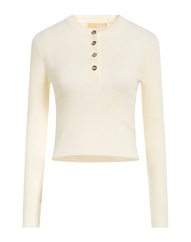 MICHAEL MICHAEL KORS Jumper Ivory 90% Merino Wool, 9% Nylon, 1% Elastane