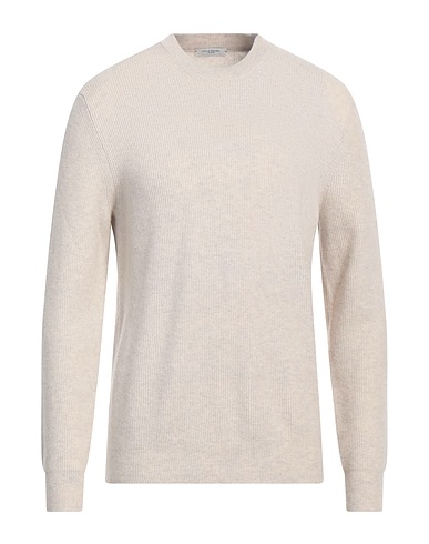 PAOLO PECORA Pullover Grigio chiaro 100% Lana Vergine