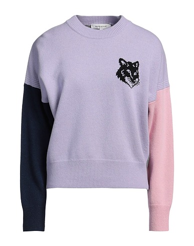 MAISON KITSUNÉ Jumper Lilac 100% Wool
