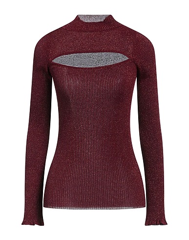 KOCCA Turtleneck Burgundy 70% Viscose, 15% Polyamide, 15% Metallic Polyester